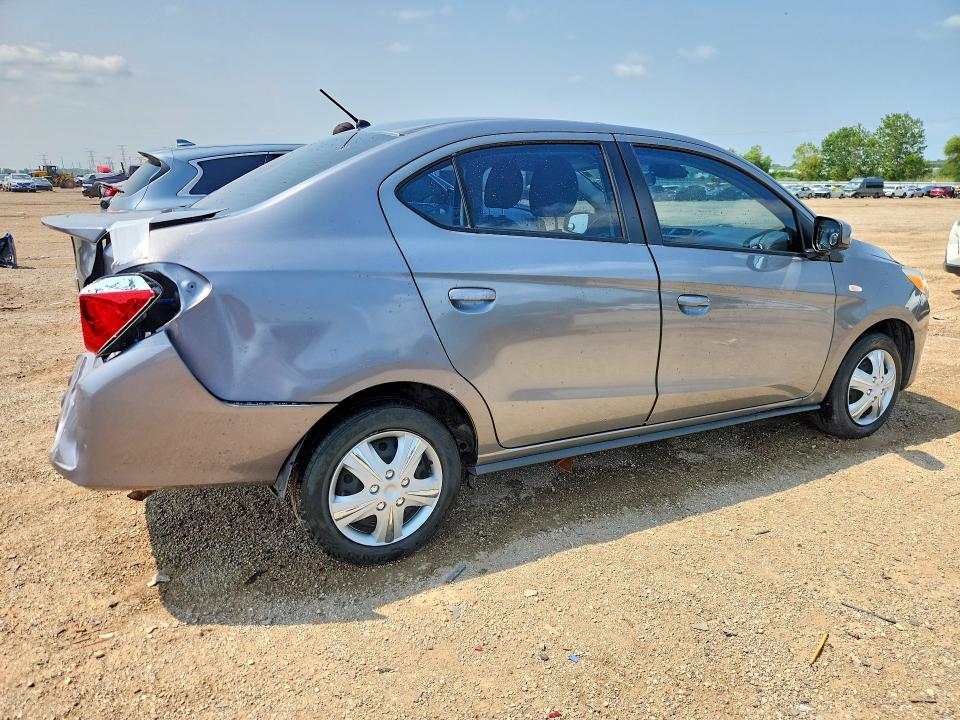 2022 Mitsubishi Mirage მანქანა იყიდება აუქციონზე, vin: ML32FUFJ9NHF05824, აუქციონის ნომერი: 62574586