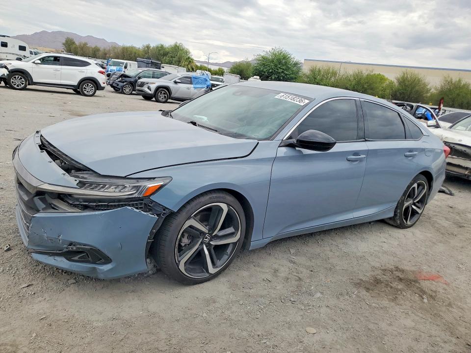 61518236 :رقم المزاد ، 1HGCV1F42MA023814 vin ، 2021 Honda Accord مزاد بيع