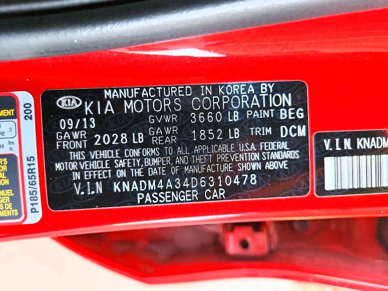 Продаж на аукціоні авто 2013 Kia Rio, vin: KNADM4A34D6310478, номер лоту: 60519566