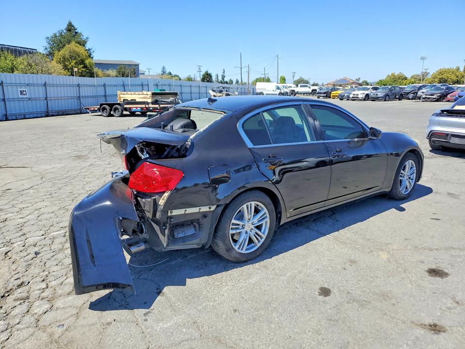 Aukcja sprzedaży 2011 Infiniti G25 Sedan, vin: JN1DV6AP2BM600695, numer aukcji: 62709846