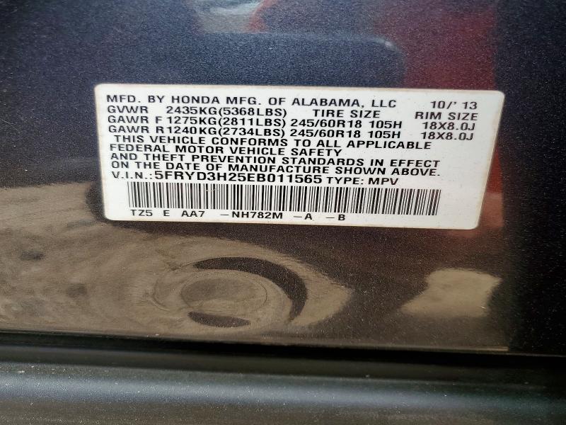 Aukcja sprzedaży 2014 Acura Mdx, vin: 5FRYD3H25EB011565, numer aukcji: 62017576