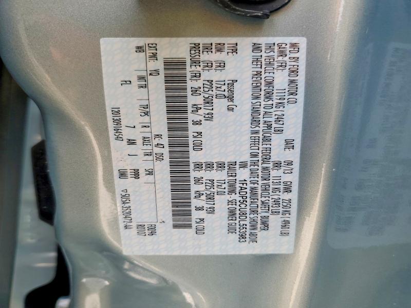 Продажа на аукционе авто 2013 Ford C-max, vin: 1FADP5CU8DL553983, номер лота: 61086056