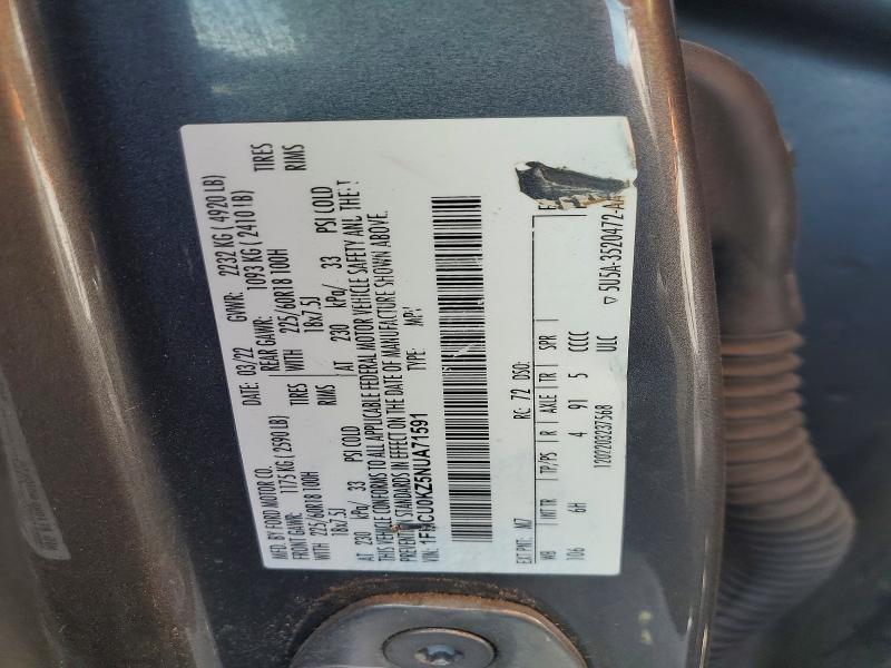 Aukcja sprzedaży 2022 Ford Escape, vin: 1FMCU0KZ5NUA71591, numer aukcji: 85980165