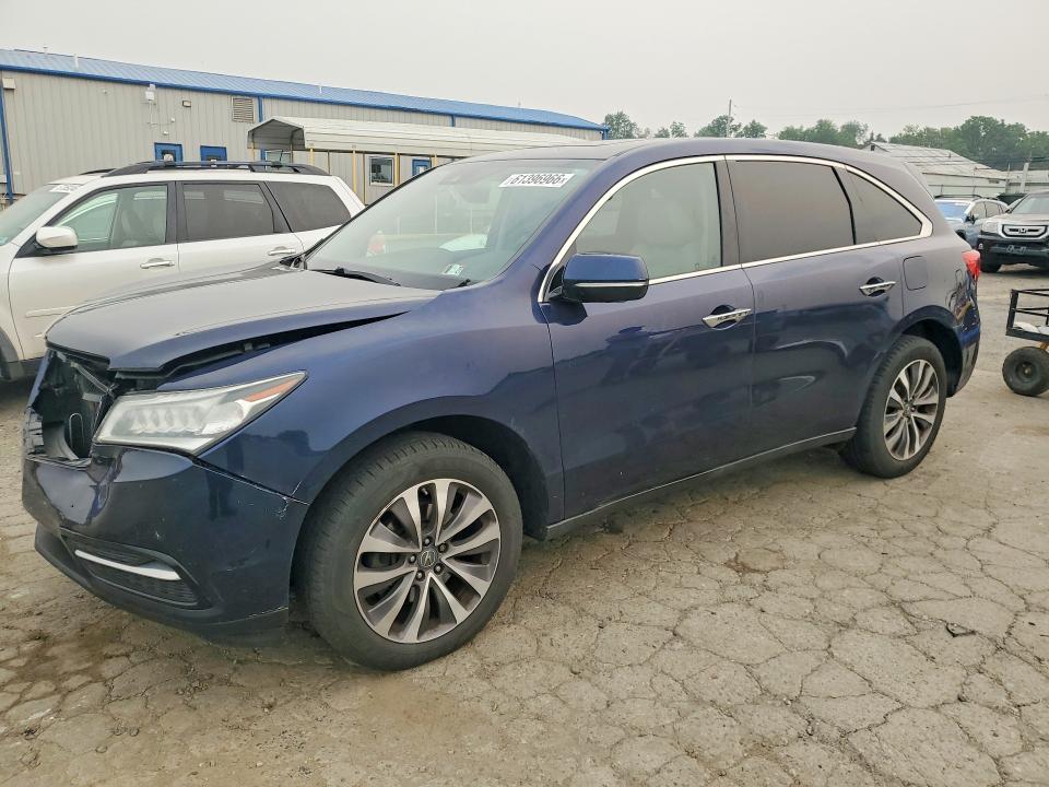 Продажа на аукционе авто 2016 Acura Mdx, vin: 5FRYD4H47GB037949, номер лота: 61396966