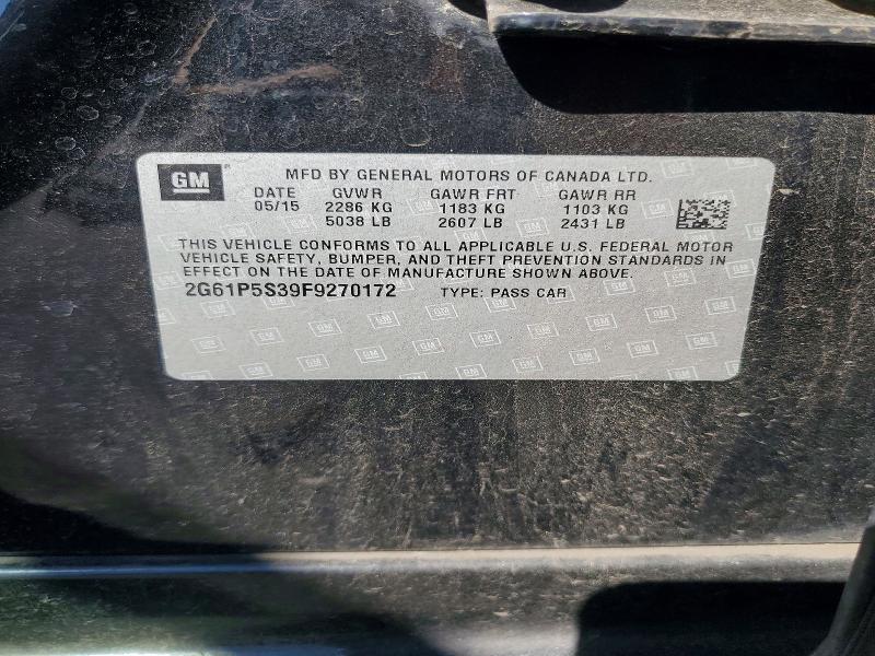 Aukcja sprzedaży 2015 Cadillac Xts, vin: 2G61P5S39F9270172, numer aukcji: 60677036