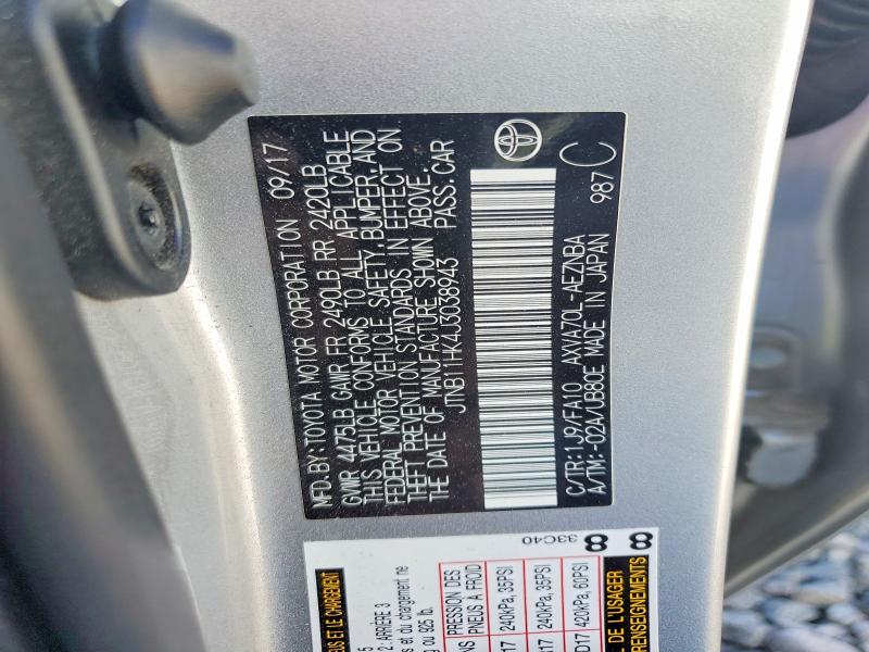 Aukcja sprzedaży 2018 Toyota Camry, vin: JTNB11HK4J3038943, numer aukcji: 61731156