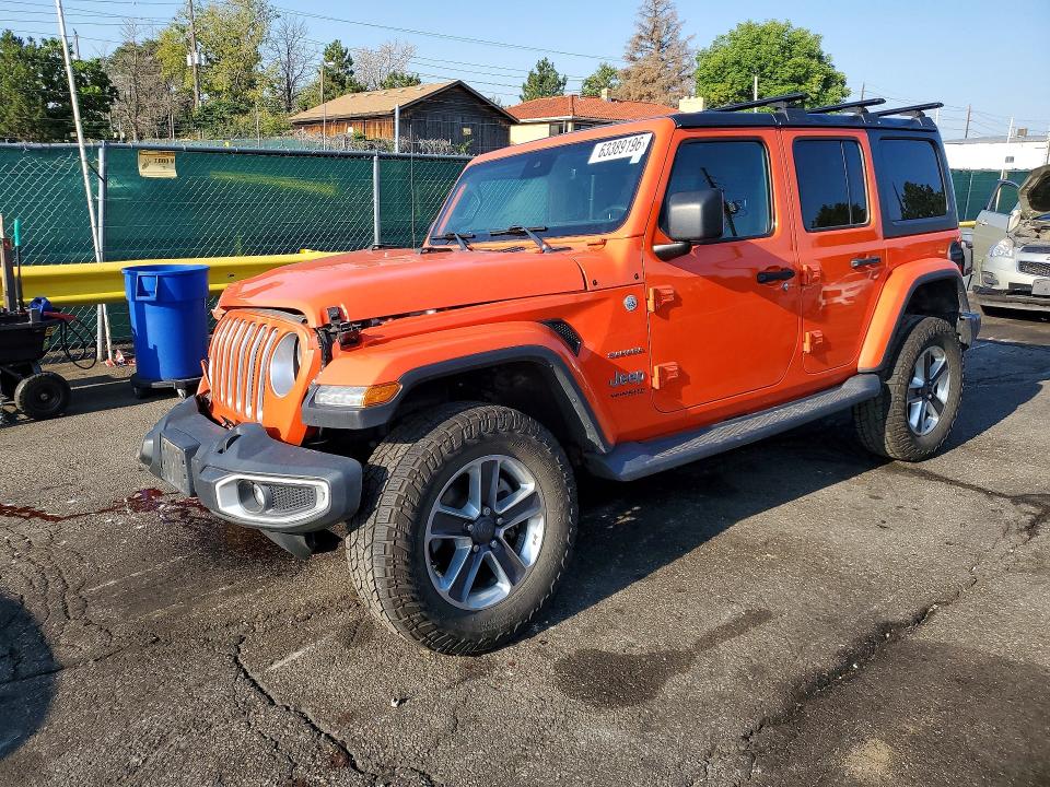 Продажа на аукционе авто 2019 Jeep Wrangler Unlimited, vin: 1C4HJXEN9KW604871, номер лота: 63389196