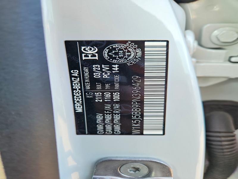 Auction sale of the 2023 Mercedes-benz Cla, vin: W1K5J5BB9PN396429, lot number: 61698826