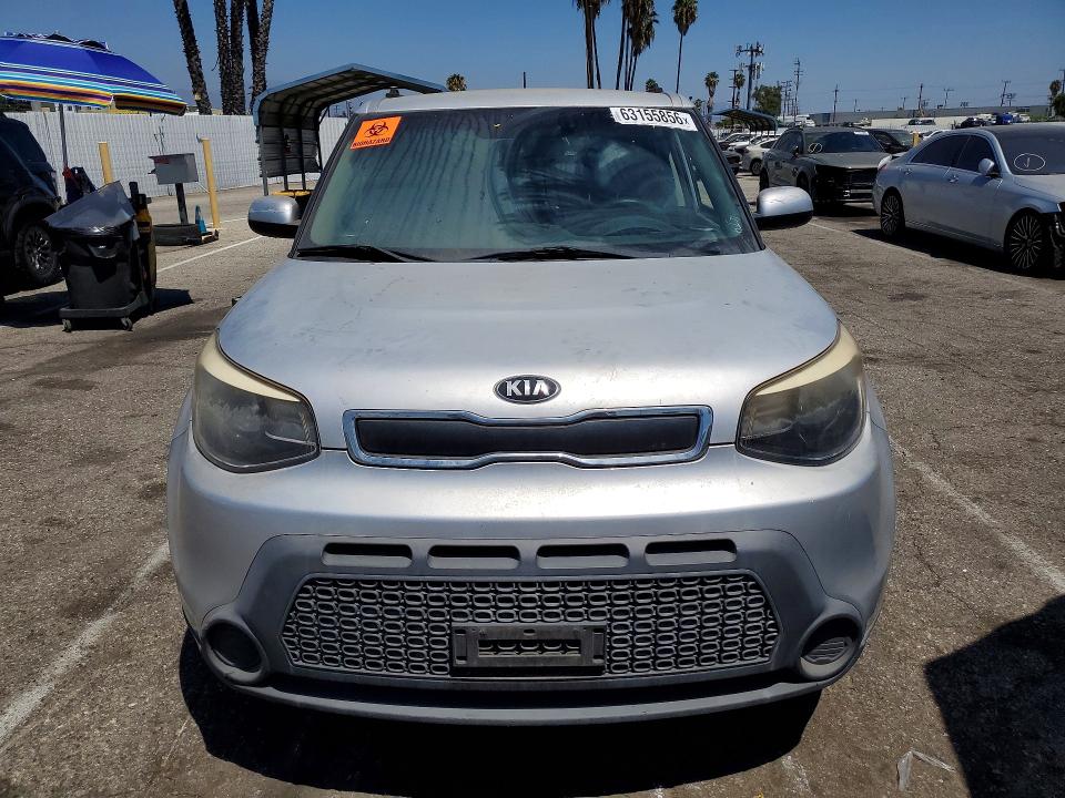 2014 Kia Soul მანქანა იყიდება აუქციონზე, vin: KNDJN2A26E7706132, აუქციონის ნომერი: 63155856
