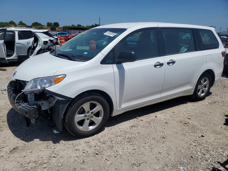 61052616 :رقم المزاد ، 5TDZZ3DC3HS884947 vin ، 2017 Toyota Sienna مزاد بيع