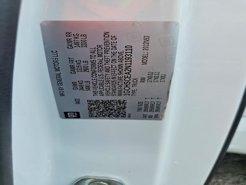 60931046 :رقم المزاد ، 1GCHSCEA2N1193110 vin ، 2022 Chevrolet Colorado مزاد بيع