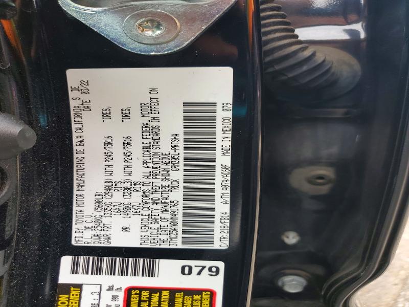 Aukcja sprzedaży 2022 Toyota Tacoma, vin: 3TMCZ5AN0NM491765, numer aukcji: 62973546
