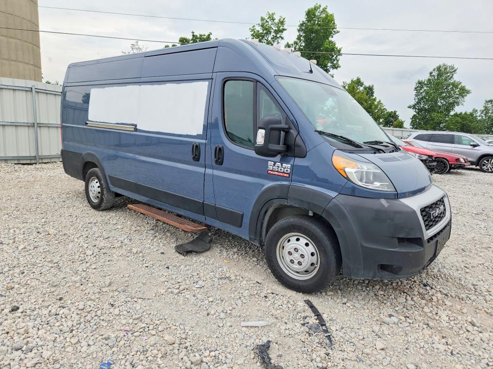 2021 Ram Promaster 3500 მანქანა იყიდება აუქციონზე, vin: 3C6MRVJG1ME563384, აუქციონის ნომერი: 63327986