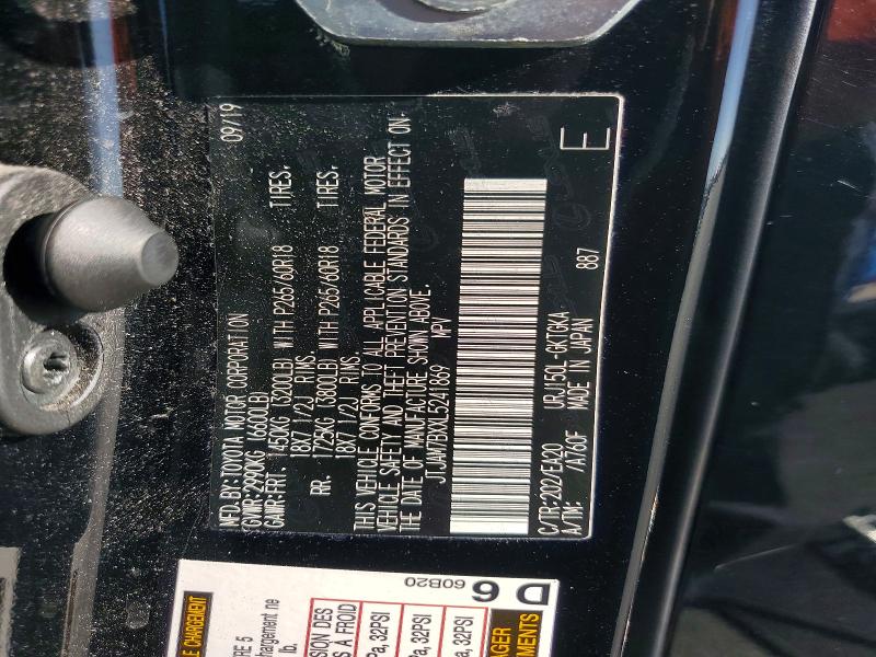 Aukcja sprzedaży 2020 Lexus Gx, vin: JTJAM7BXXL5241869, numer aukcji: 63000976