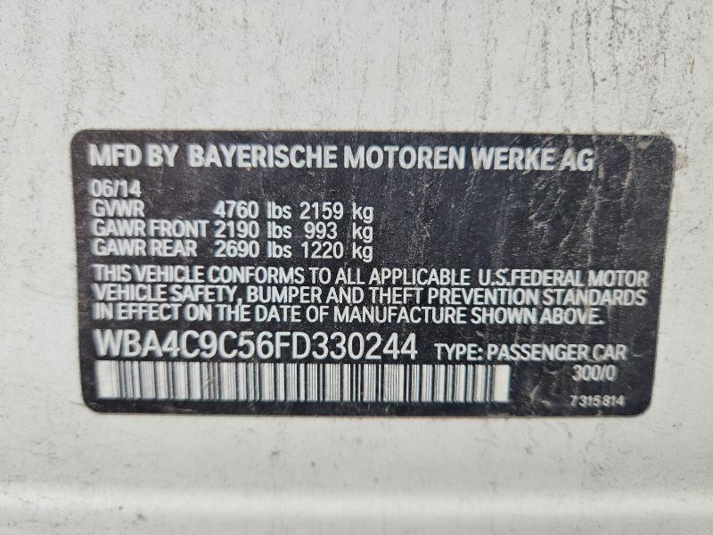2015 Bmw 428 მანქანა იყიდება აუქციონზე, vin: WBA4C9C56FD330244, აუქციონის ნომერი: 59256276