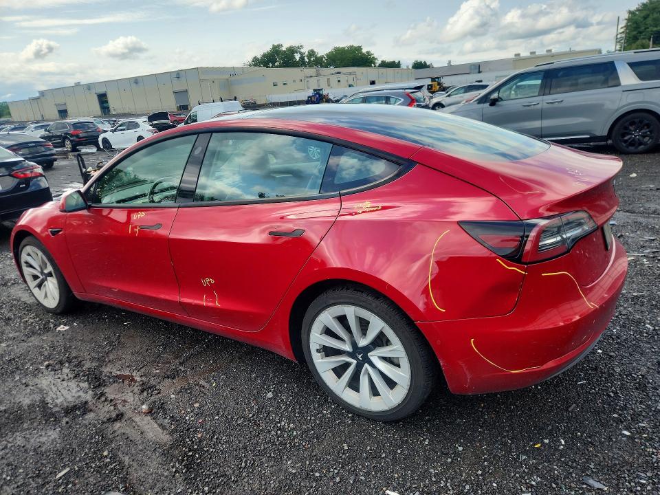 2022 Tesla Model 3 მანქანა იყიდება აუქციონზე, vin: 5YJ3E1EAXNF290777, აუქციონის ნომერი: 62825406