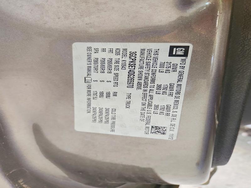 2013 Chevrolet Silverado მანქანა იყიდება აუქციონზე, vin: 3GCPKSE74DG265970, აუქციონის ნომერი: 62967986