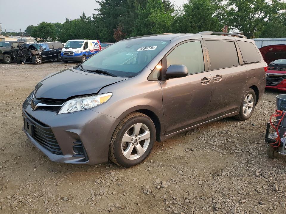 60396116 :رقم المزاد ، 5TDKZ3DC5LS029080 vin ، 2020 Toyota Sienna مزاد بيع