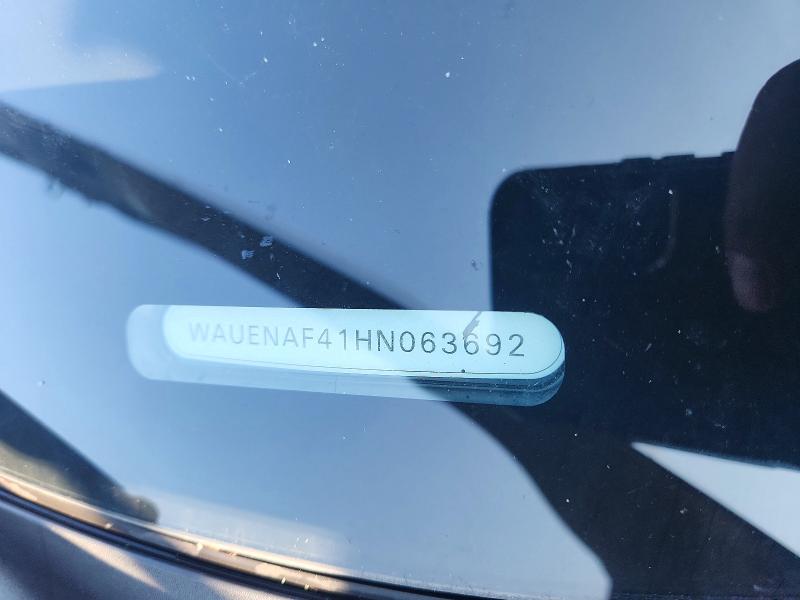 59683126 :رقم المزاد ، WAUENAF41HN063692 vin ، 2017 Audi A4 مزاد بيع