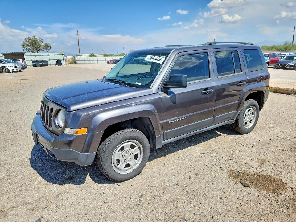 62865446 :رقم المزاد ، 1C4NJPBA1FD235462 vin ، 2015 Jeep Patriot مزاد بيع