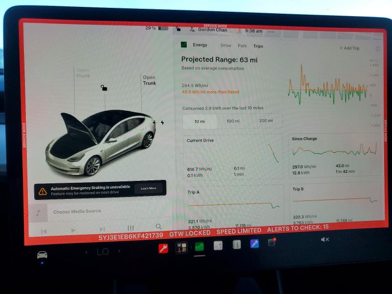 Aukcja sprzedaży 2019 Tesla Model 3, vin: 5YJ3E1EB6KF421739, numer aukcji: 63307736