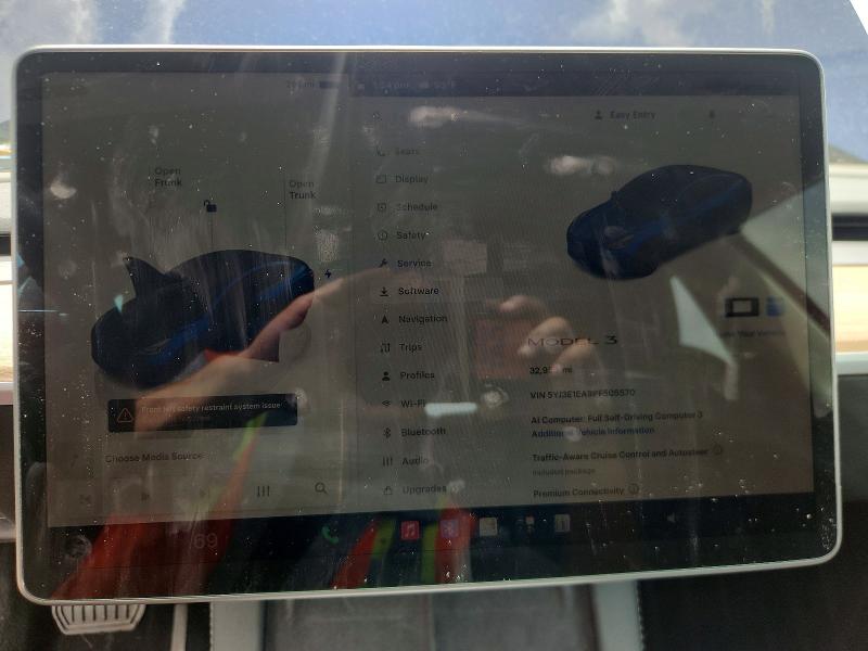 2023 Tesla Model 3 მანქანა იყიდება აუქციონზე, vin: 5YJ3E1EA9PF505570, აუქციონის ნომერი: 61172586