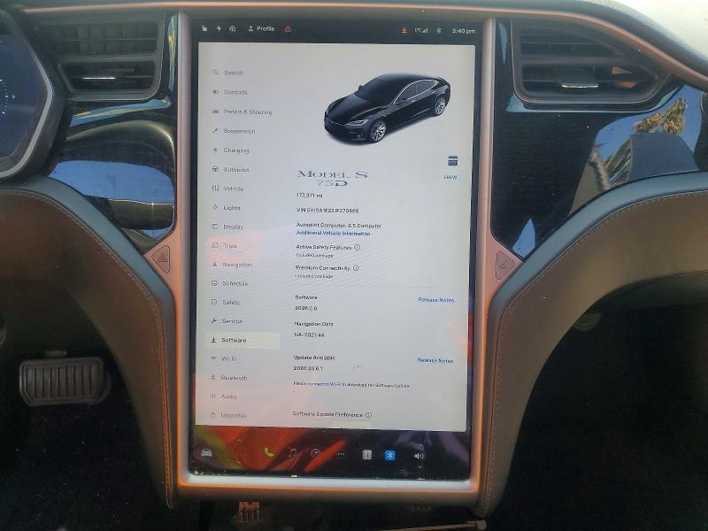Продаж на аукціоні авто 2018 Tesla Model S, vin: 5YJSA1E23JF270669, номер лоту: 60679556