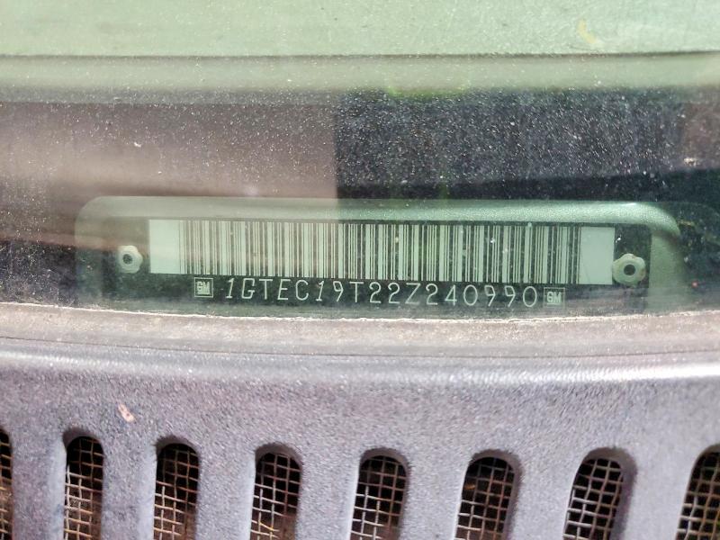 59848216 :رقم المزاد ، 1GTEC19T22Z240990 vin ، 2002 Gmc New Sierra مزاد بيع