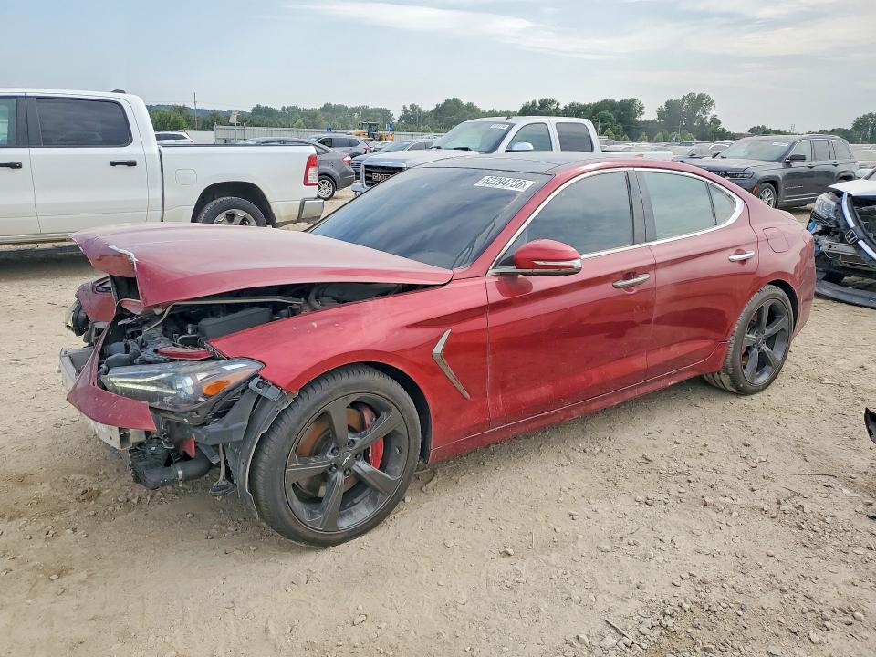 2019 Genesis G70 მანქანა იყიდება აუქციონზე, vin: KMTG34LE6KU021727, აუქციონის ნომერი: 62294756