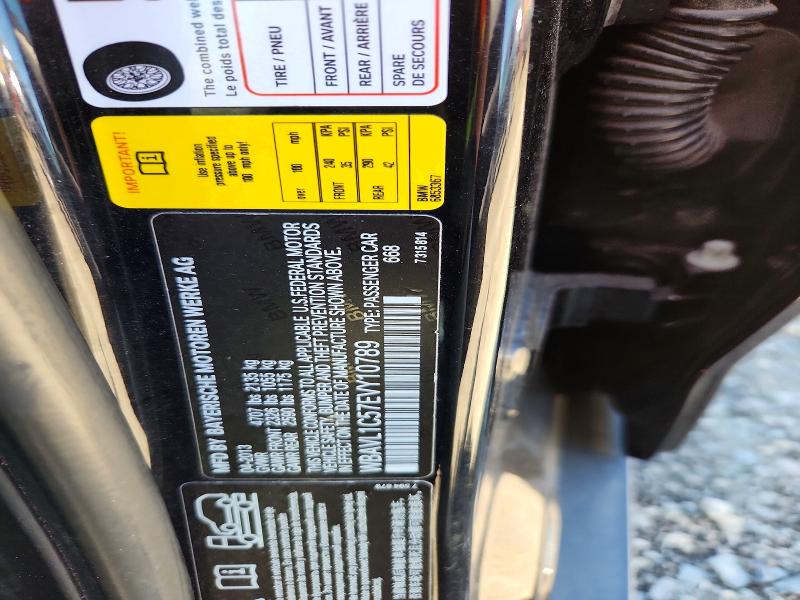 Aukcja sprzedaży 2014 Bmw X1, vin: WBAVL1C57EVY10789, numer aukcji: 63346916