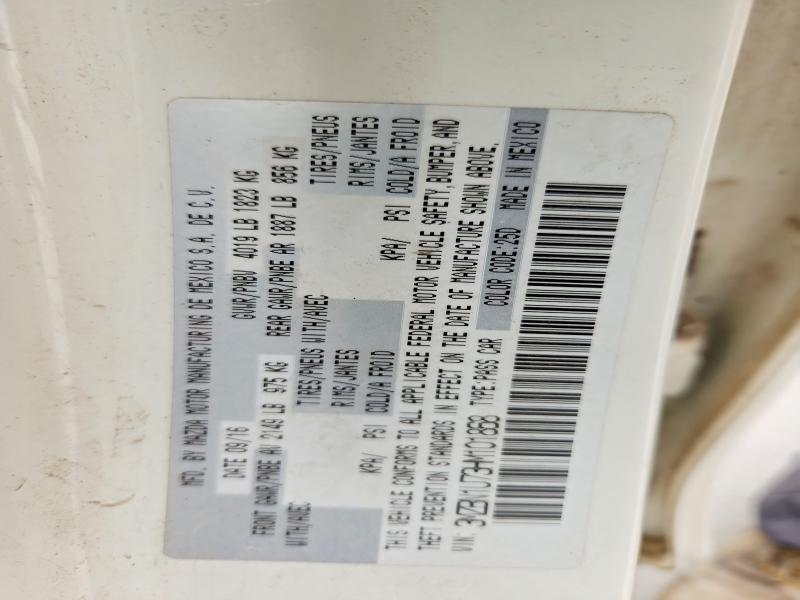 Продаж на аукціоні авто 2017 Mazda 3, vin: 3MZBN1U73HM101868, номер лоту: 62160646