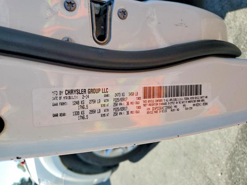 Продажа на аукционе авто 2014 Dodge Journey, vin: 3C4PDCBG4ET224543, номер лота: 60679016