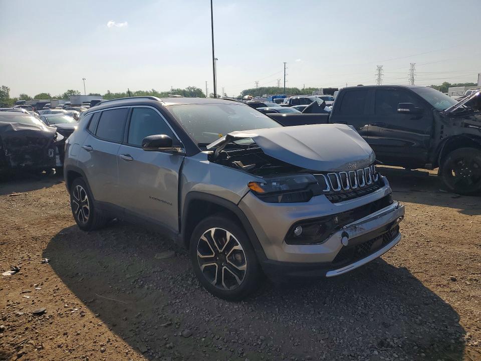Продажа на аукционе авто 2022 Jeep Compass, vin: 3C4NJDCB6NT169330, номер лота: 59611246