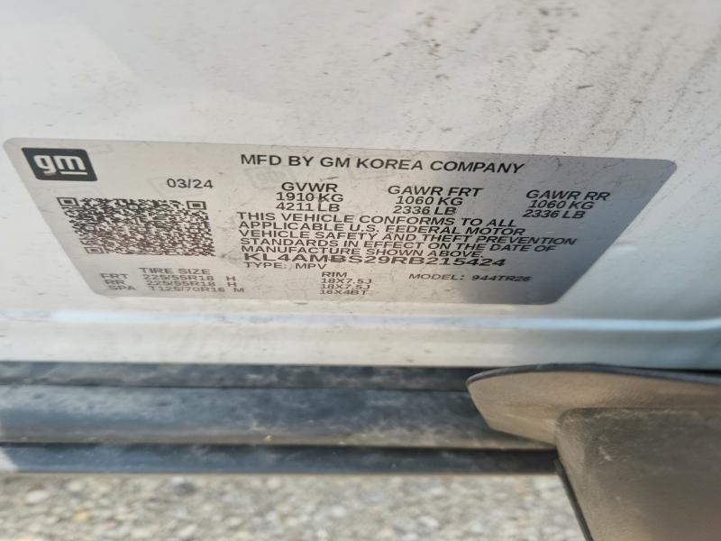 Продажа на аукционе авто 2024 Buick Encore Gx, vin: KL4AMBS29RB215424, номер лота: 62137726