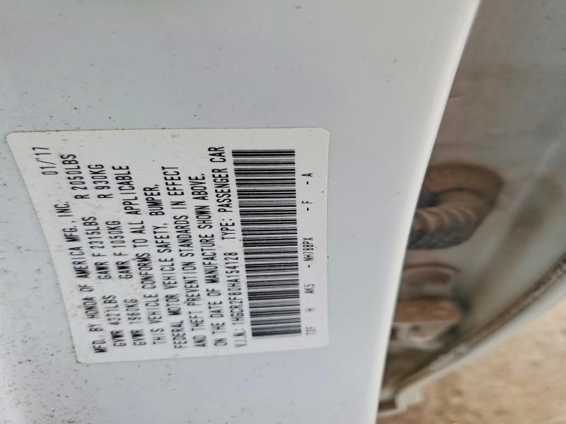 Продажа на аукционе авто 2017 Honda Accord, vin: 1HGCR2F80HA154128, номер лота: 61054376