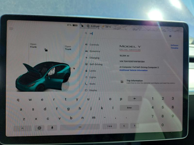 Продаж на аукціоні авто 2022 Tesla Model Y, vin: 7SAYGDEFXNF561384, номер лоту: 62296006