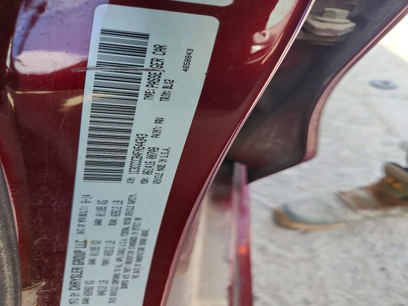 Aukcja sprzedaży 2015 Chrysler 200, vin: 1C3CCCCB4FN544343, numer aukcji: 60924636