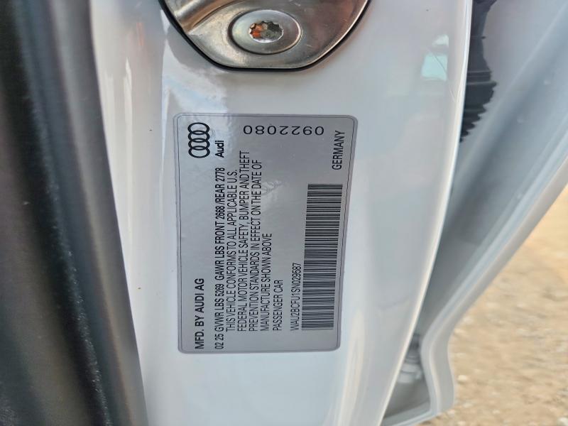 Продажа на аукционе авто 2025 Audi A5, vin: WAU2BCFU1SN029587, номер лота: 62596876