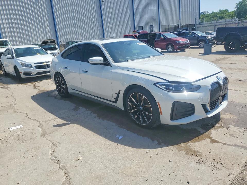 2022 Bmw I4 მანქანა იყიდება აუქციონზე, vin: WBY73AW05NFN16537, აუქციონის ნომერი: 59083526