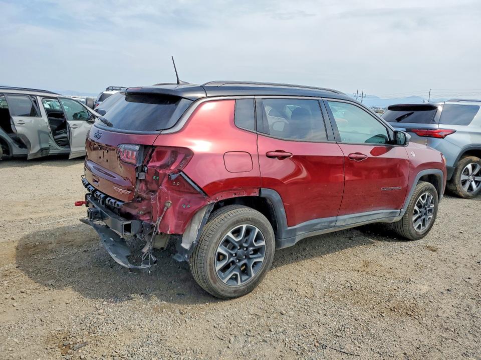 61700366 :رقم المزاد ، 3C4NJDDBXMT552278 vin ، 2021 Jeep Compass مزاد بيع