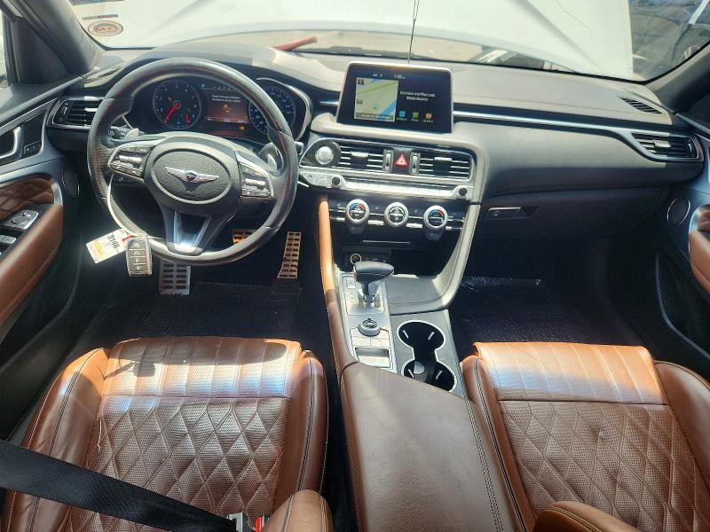 2020 Genesis G70 მანქანა იყიდება აუქციონზე, vin: KMTG34LE9LU053590, აუქციონის ნომერი: 59234746