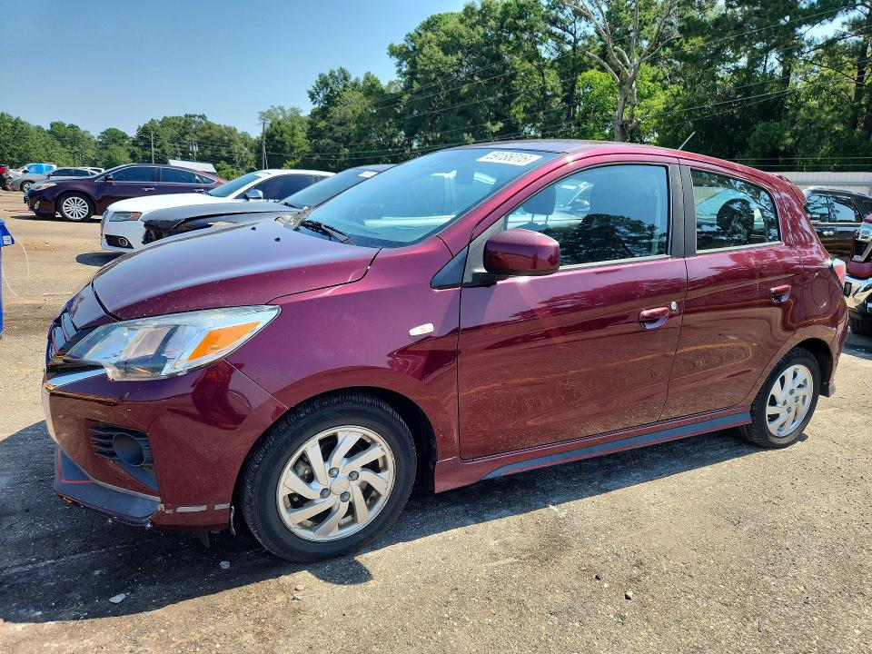 2021 Mitsubishi Mirage მანქანა იყიდება აუქციონზე, vin: ML32AUHJXMH004111, აუქციონის ნომერი: 59186016