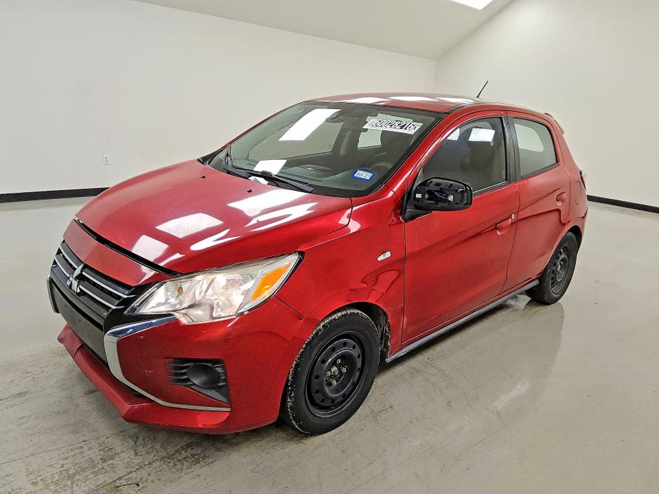 2021 Mitsubishi Mirage მანქანა იყიდება აუქციონზე, vin: ML32AUHJ1MH001386, აუქციონის ნომერი: 60028216