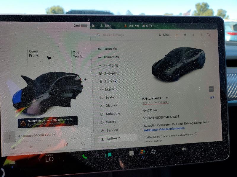Продажа на аукционе авто 2021 Tesla Model Y, vin: 5YJYGDEF3MF197238, номер лота: 59747416