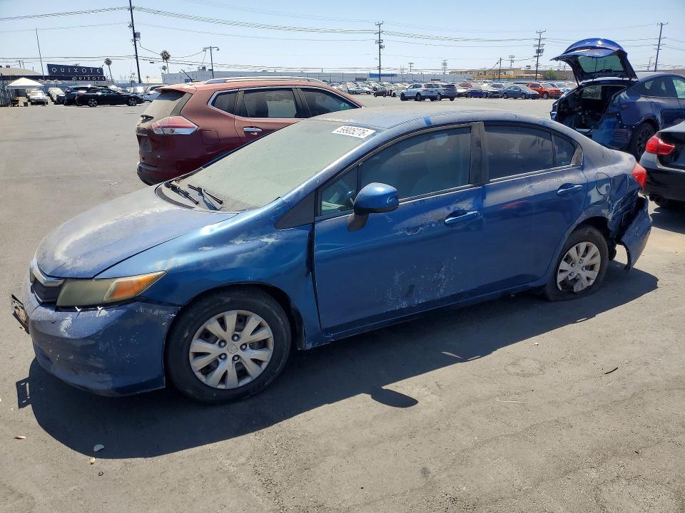 2012 Honda Civic მანქანა იყიდება აუქციონზე, vin: 19XFB2F50CE333197, აუქციონის ნომერი: 59905276