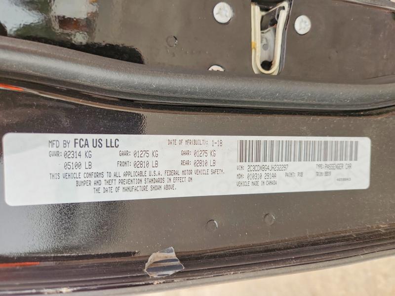 2018 Dodge Charger მანქანა იყიდება აუქციონზე, vin: 2C3CDXBG4JH232297, აუქციონის ნომერი: 61588316