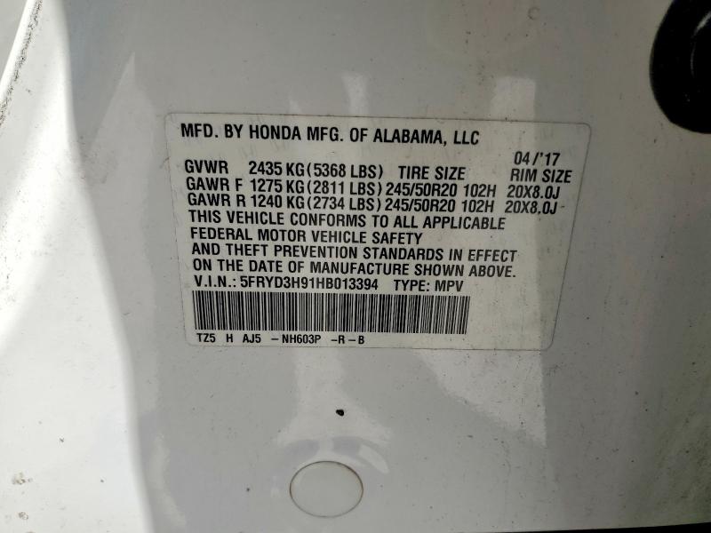 Продажа на аукционе авто 2017 Acura Mdx, vin: 5FRYD3H91HB013394, номер лота: 63240666