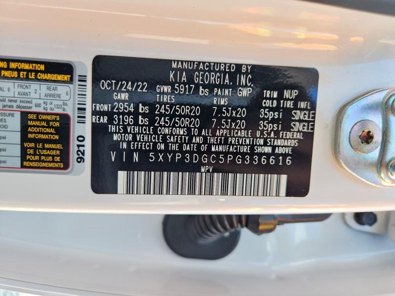 Aukcja sprzedaży 2023 Kia Telluride, vin: 5XYP3DGC5PG336616, numer aukcji: 85608355