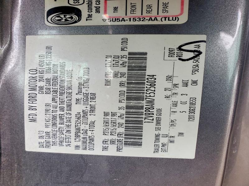 2014 Ford Mustang მანქანა იყიდება აუქციონზე, vin: 1ZVBP8AM7E5256034, აუქციონის ნომერი: 61676806
