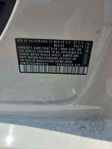 Aukcja sprzedaży 2015 Volkswagen Jetta, vin: 3VW2K7AJ2FM402513, numer aukcji: 59230796